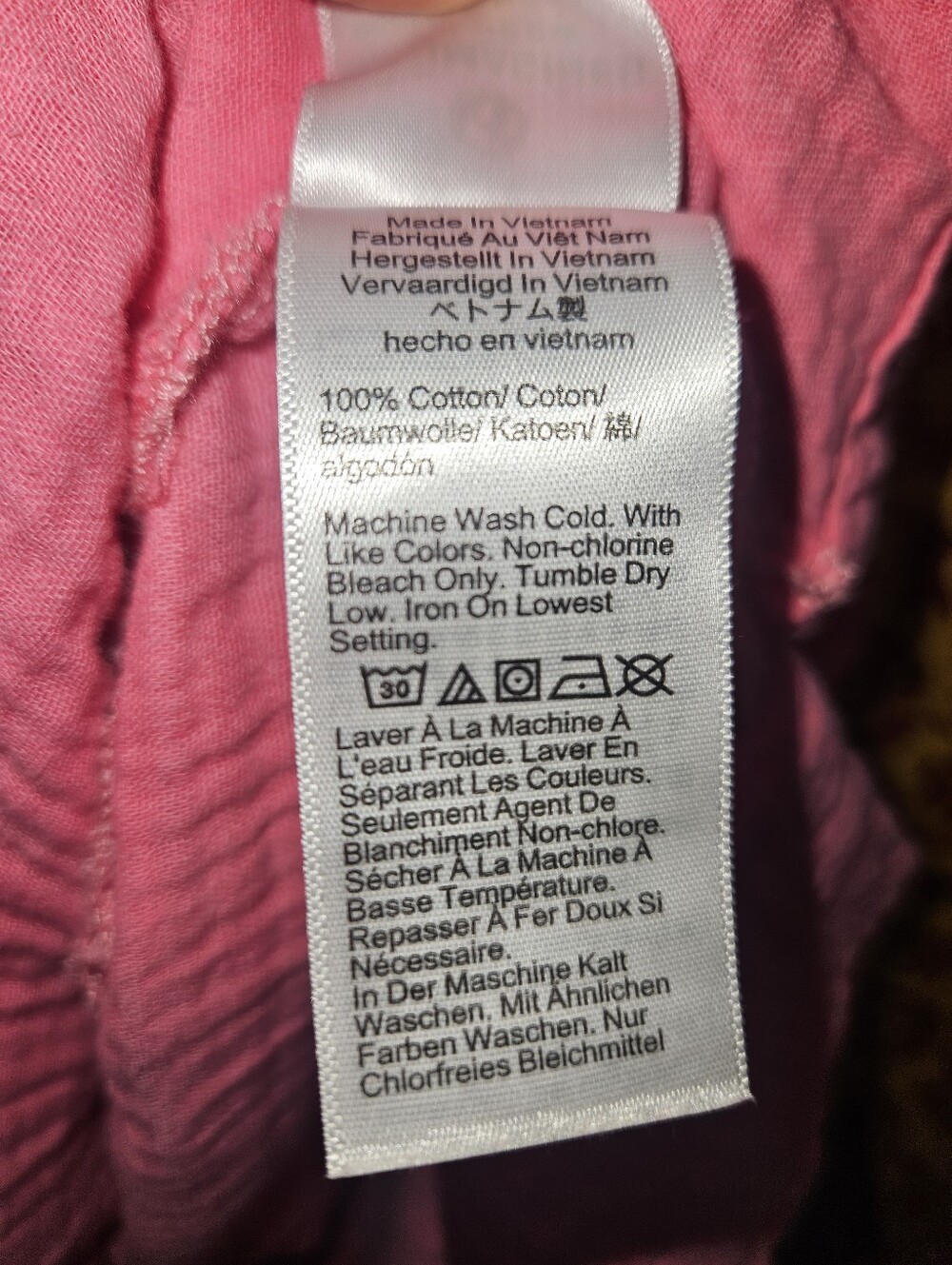 J. Crew Bubblegum Pink Cotton Gauze Tunic Dress XXL - Picture 7 of 7